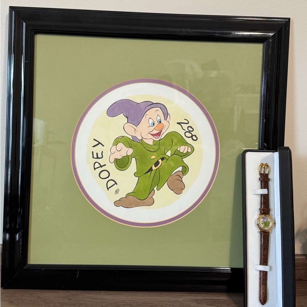 Dopey Picture And Watch Set - Custom